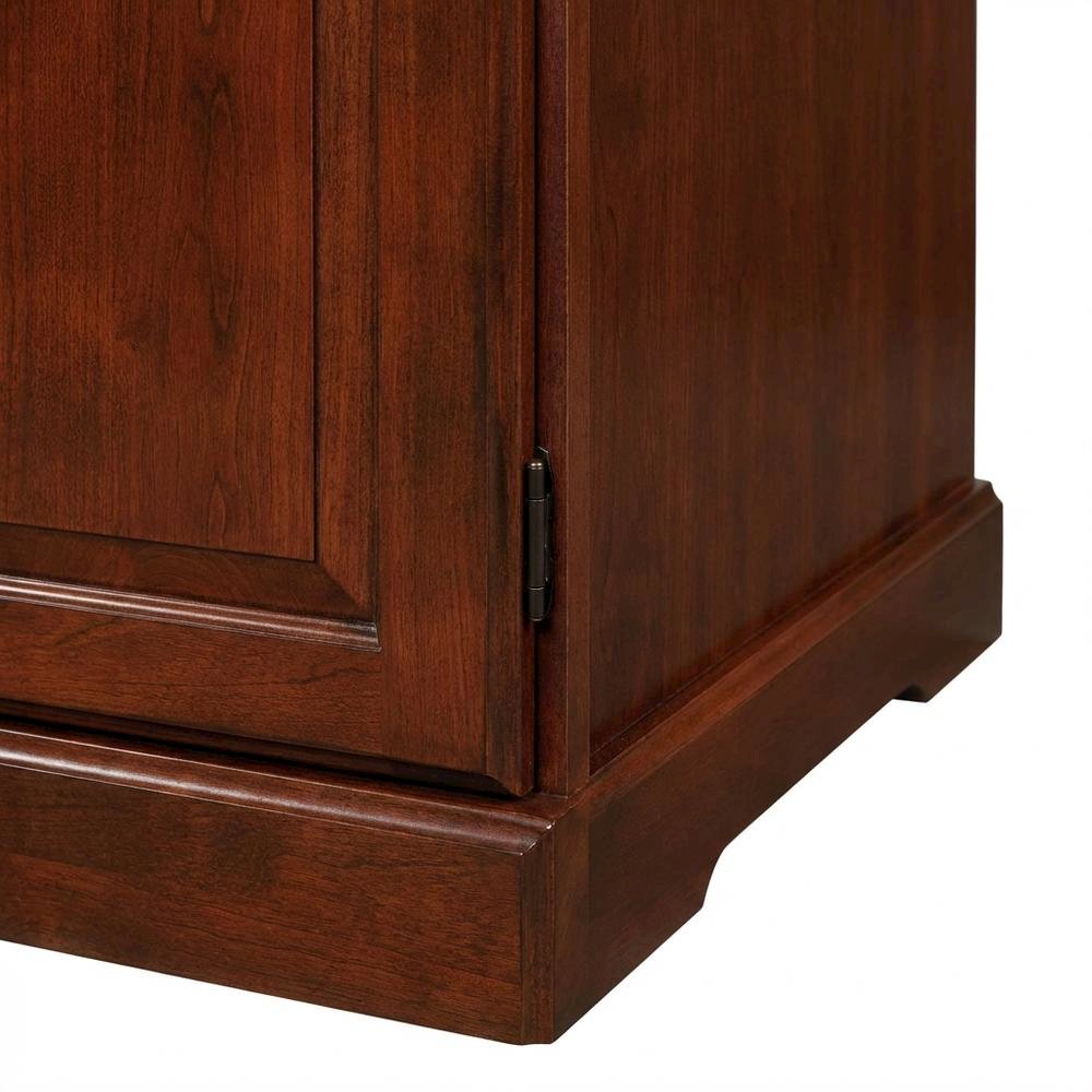Modern Brown Credenza with Traditional Finish and Spacious Storage. Picture 6