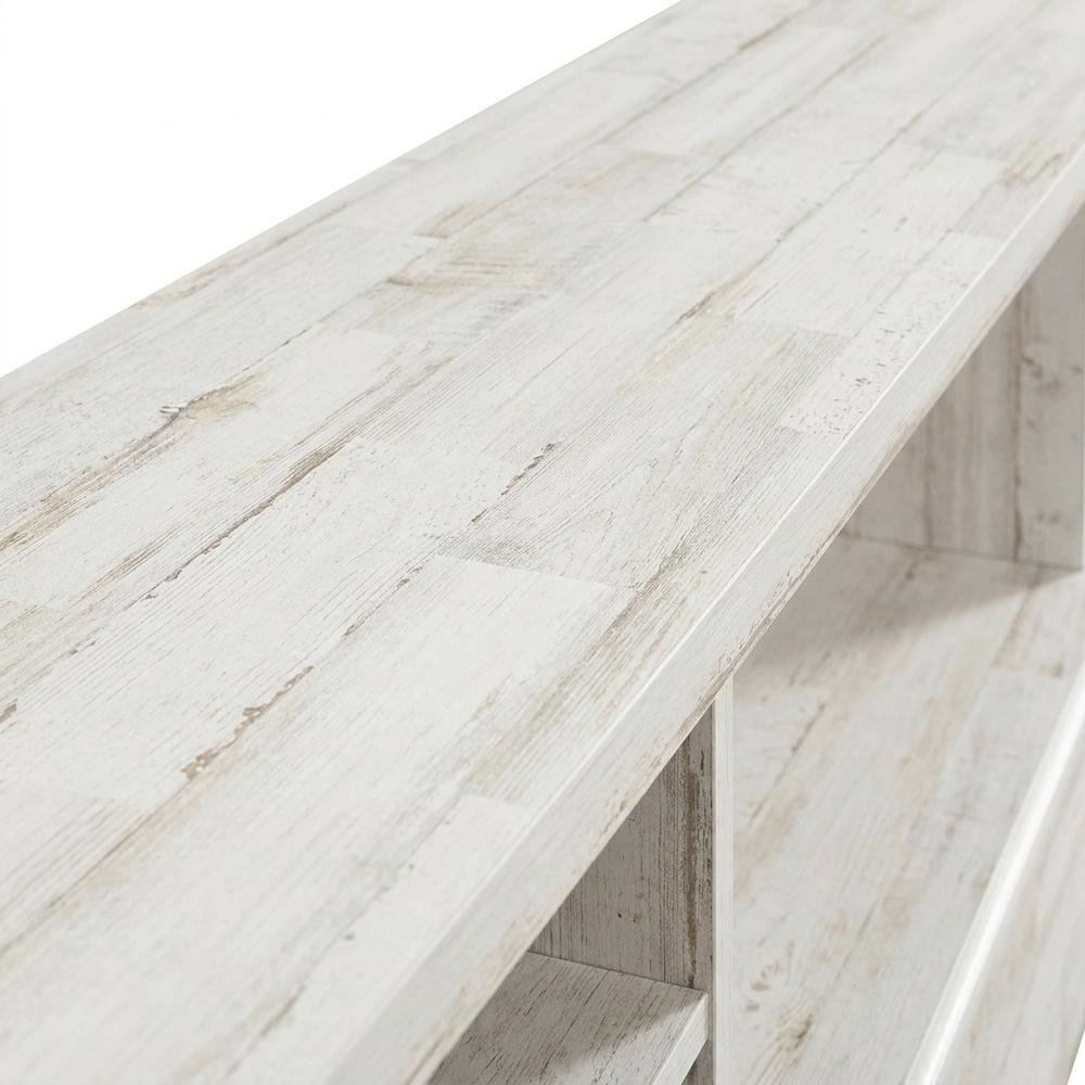 Engineered Wood Farmhouse Bookcase Headboard for Full and Queen Beds. Picture 6