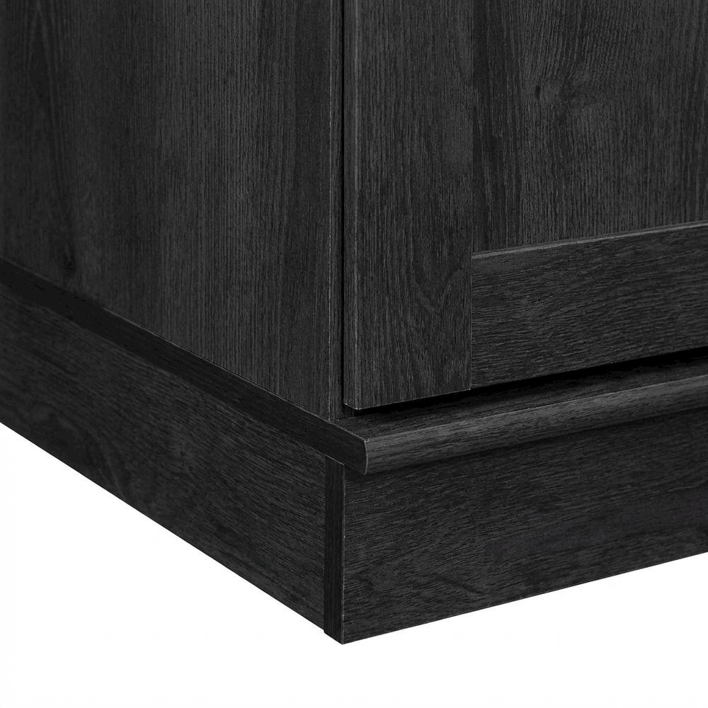 Contemporary Raven Oak Finish Storage Cabinet With Spacious Design. Picture 6