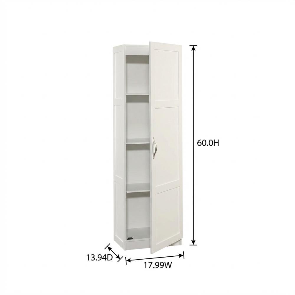 Gray Finish Storage Cabinet - Spacious Rectangular Design, Durable Construction. Picture 7