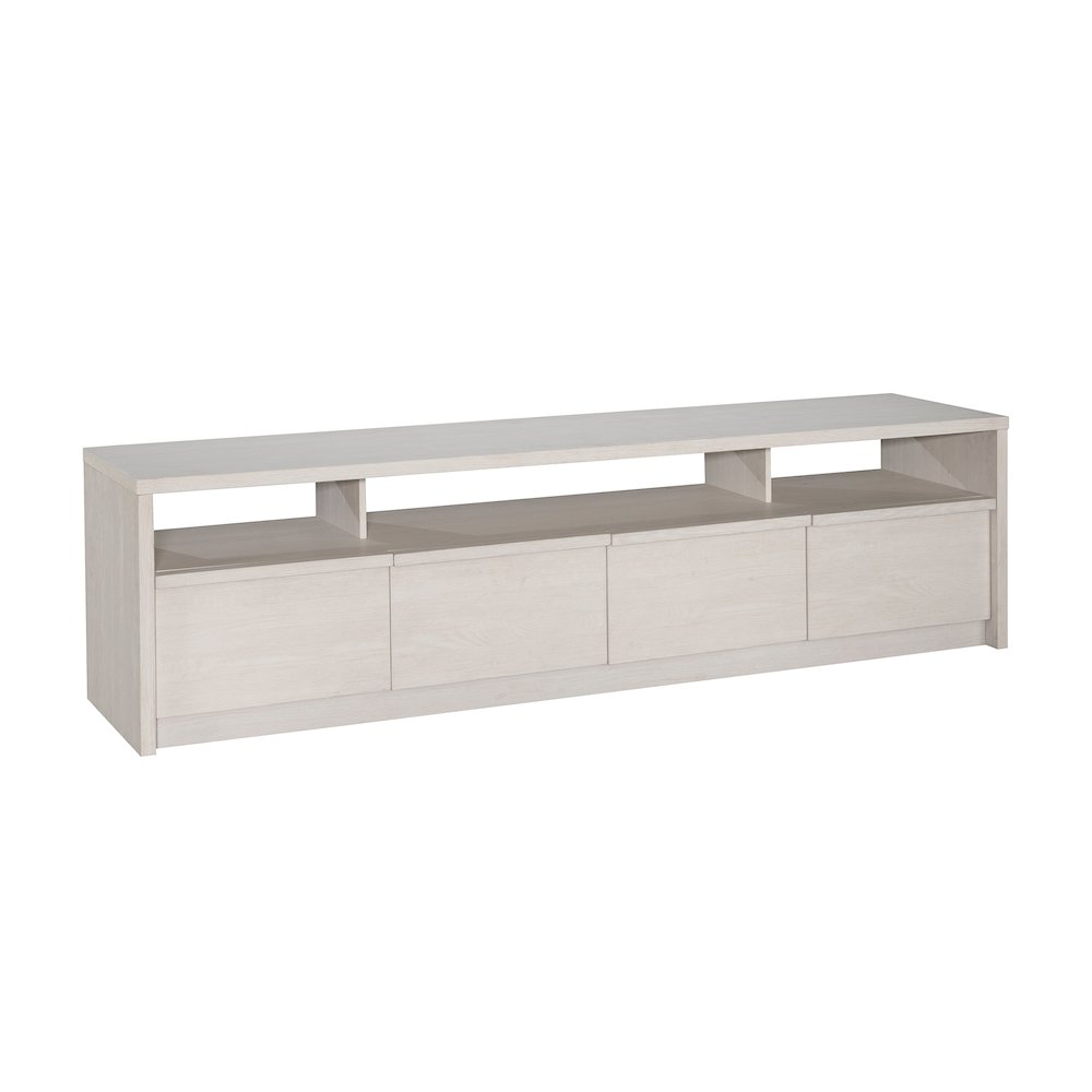 Harvey Park Large TV Credenza, for TV's up to 86", Alabaster Oak Finish. Picture 1