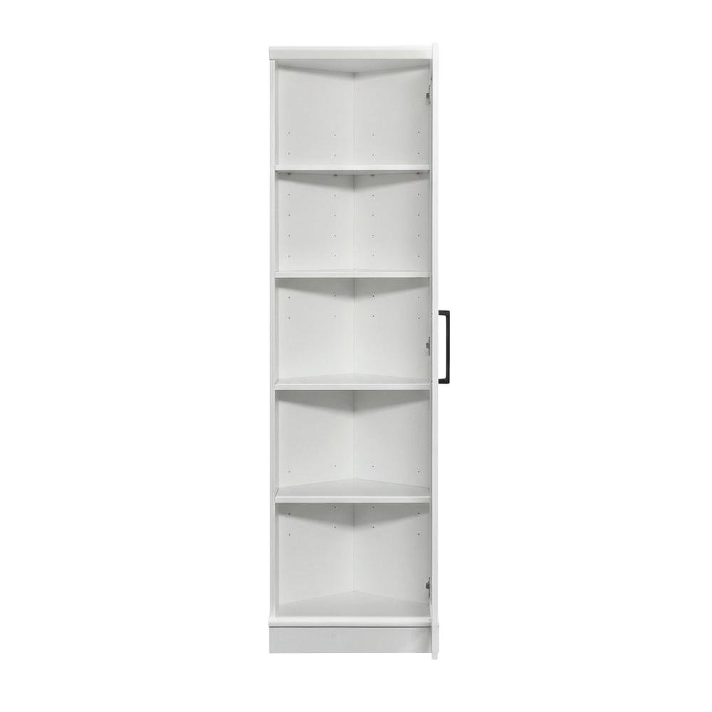 White Storage Cabinet With Soft Finish And Contemporary Style. Picture 4