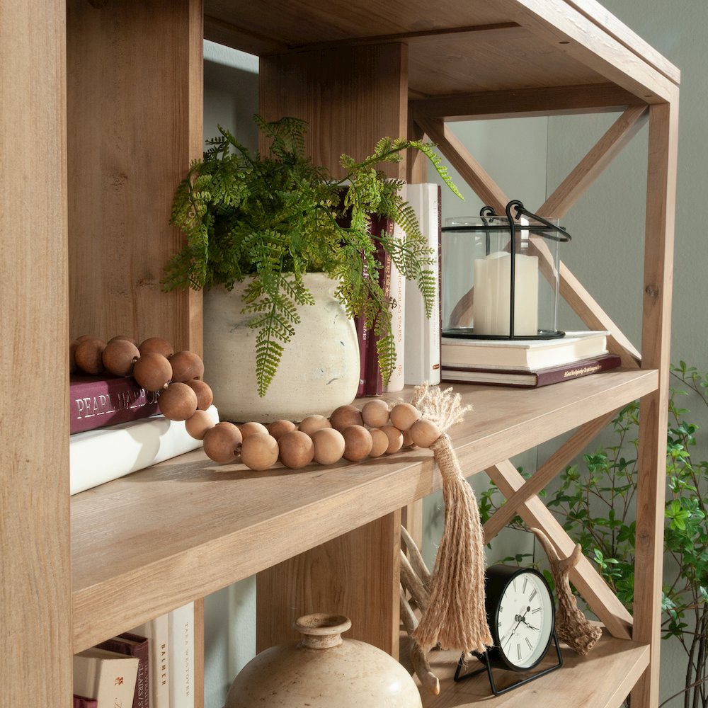 Newberry Lane Storage Organizer, Khaki Pine Finish. Picture 10