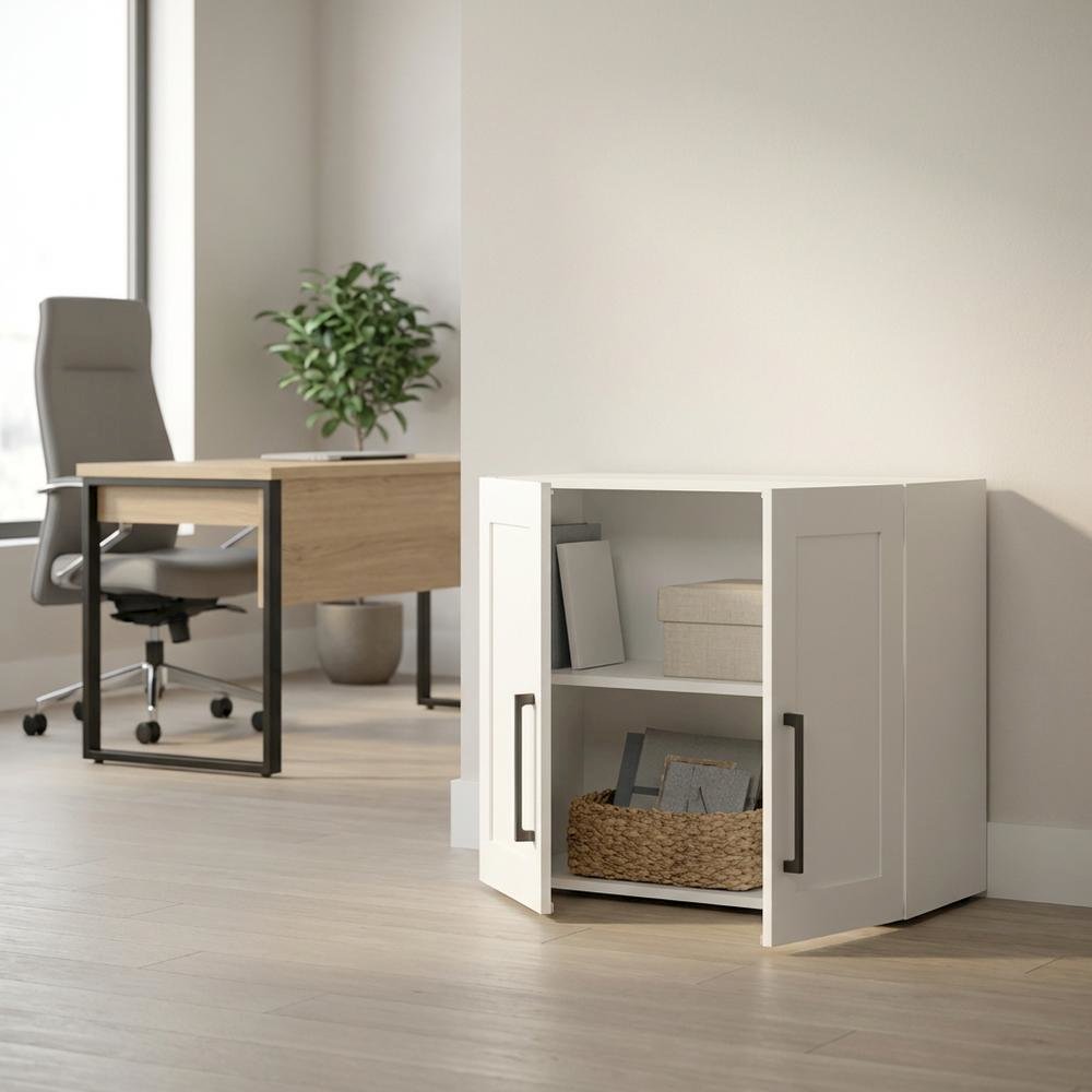 HomePlus Storage Cabinet, Soft White finish. Picture 3
