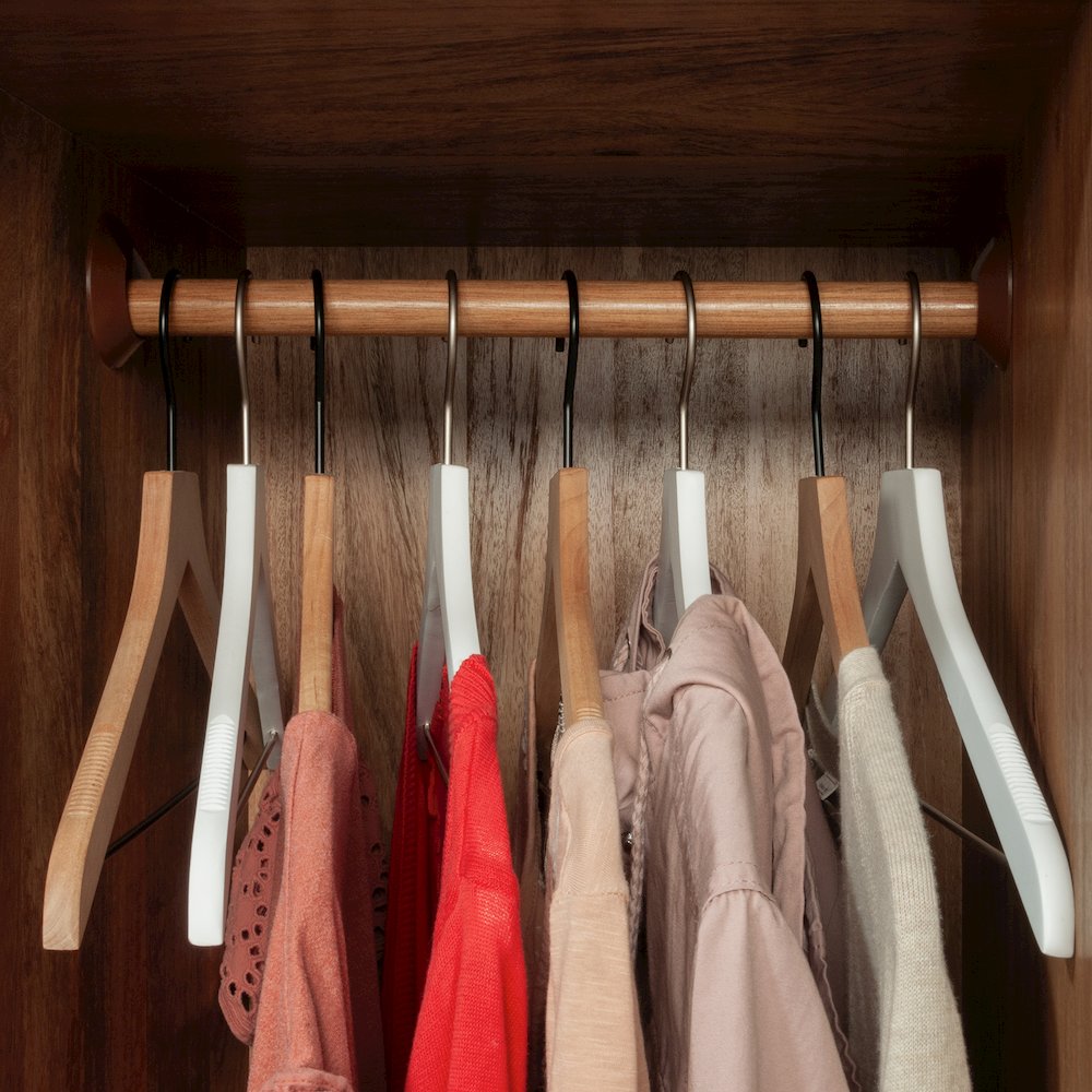 River Ranch Wardrobe Cabinet in Sindoori Mango Finish. Picture 10