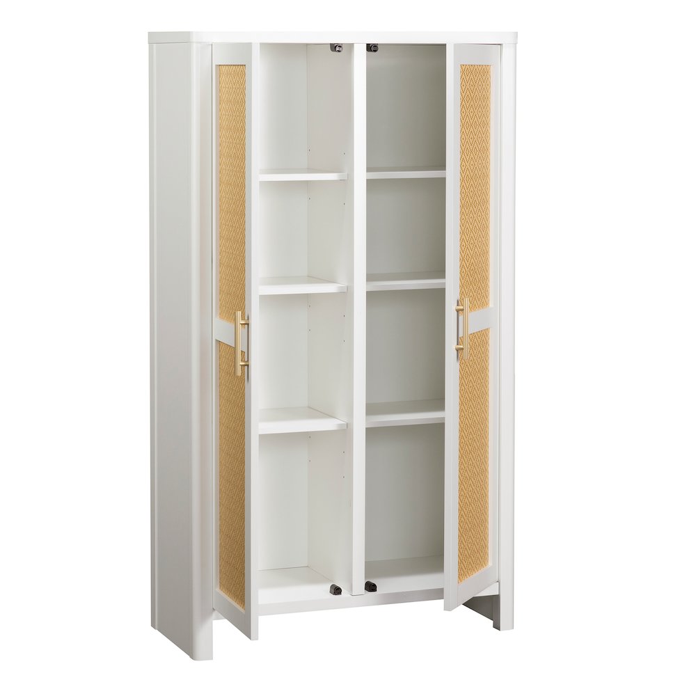Isabella Isle 2-Door Cabinet, White Finish. Picture 12