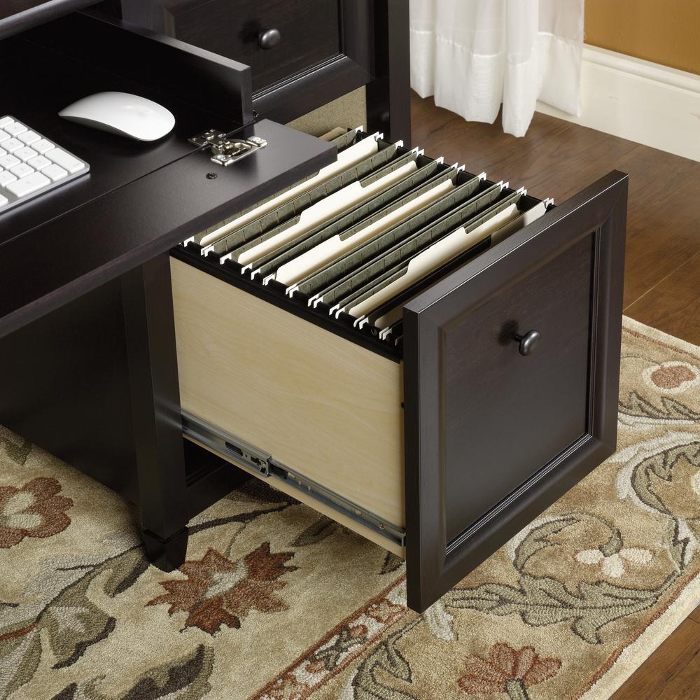 Edge Water Executive Desk, Estate Black finish. Picture 3