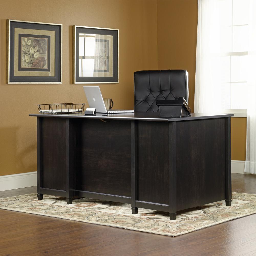 Edge Water Executive Desk, Estate Black finish. Picture 4