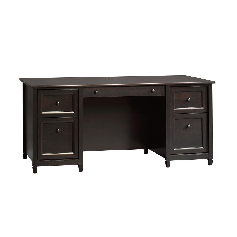 Edge Water Executive Desk, Estate Black finish. Picture 2