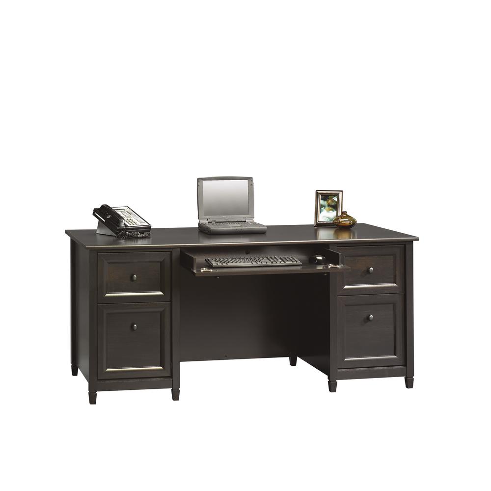Edge Water Executive Desk, Estate Black finish. Picture 7