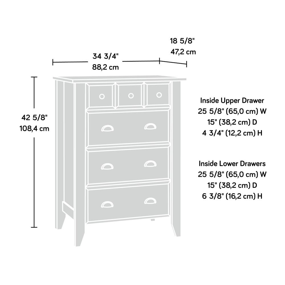 Shoal Creek Chest, Soft White finish. Picture 4