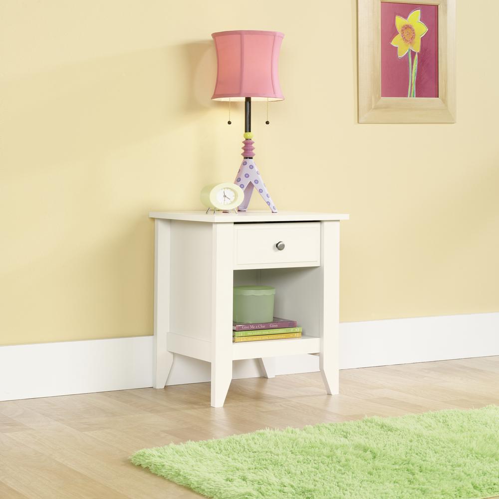 Shoal Creek Night Stand, Soft White finish. Picture 4