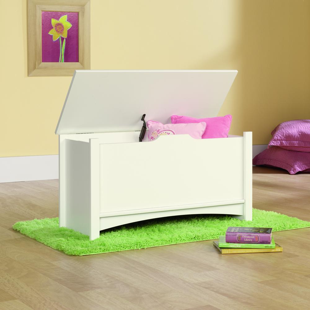 Shoal Creek Storage Chest, Soft White finish. Picture 3