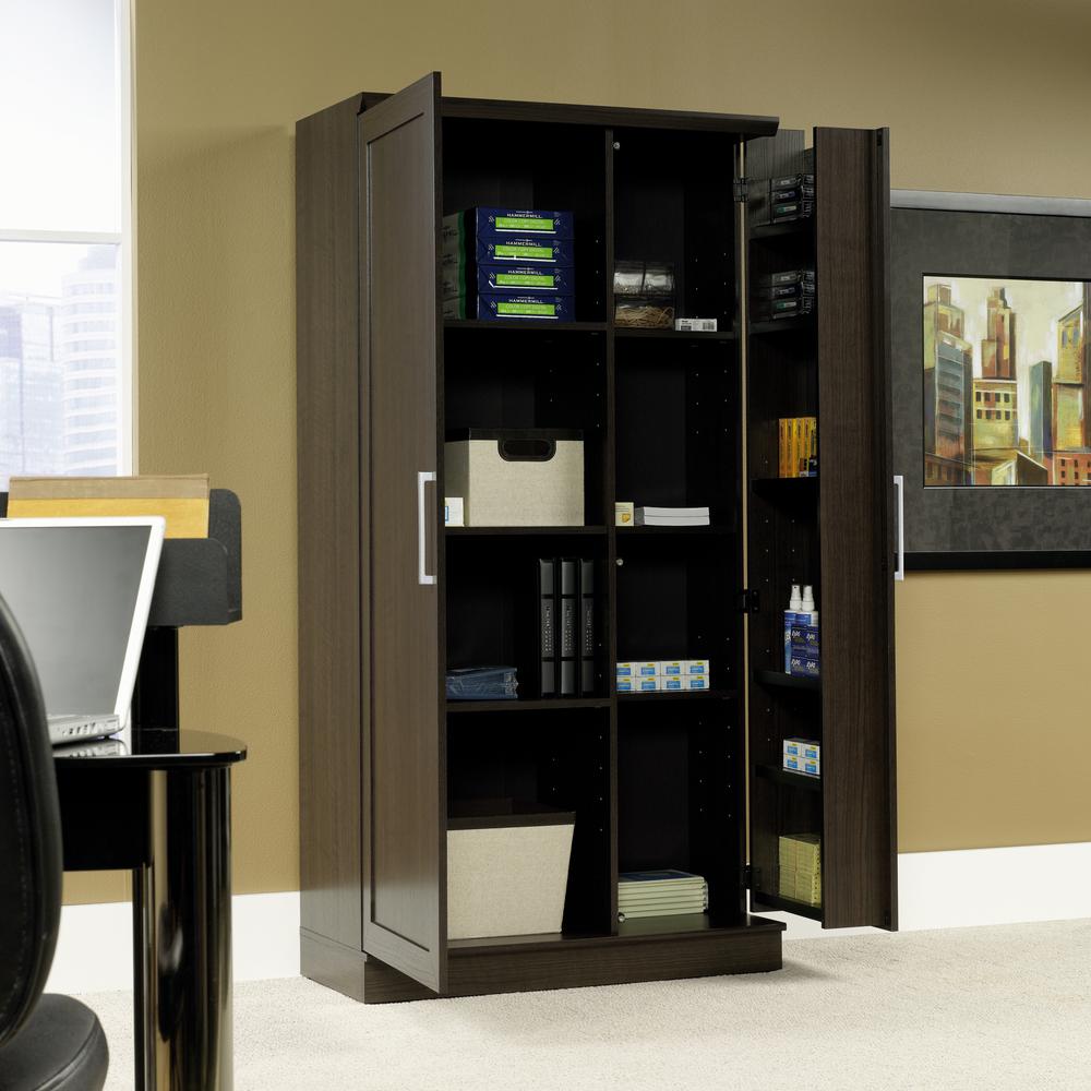 HomePlus Storage Cabinet, Dakota Oak finish. Picture 2
