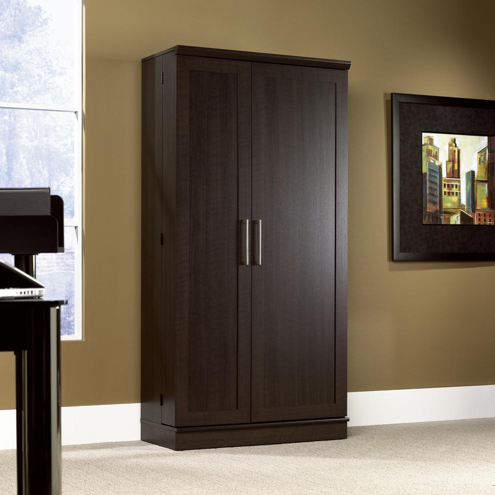HomePlus Storage Cabinet, Dakota Oak finish. Picture 3