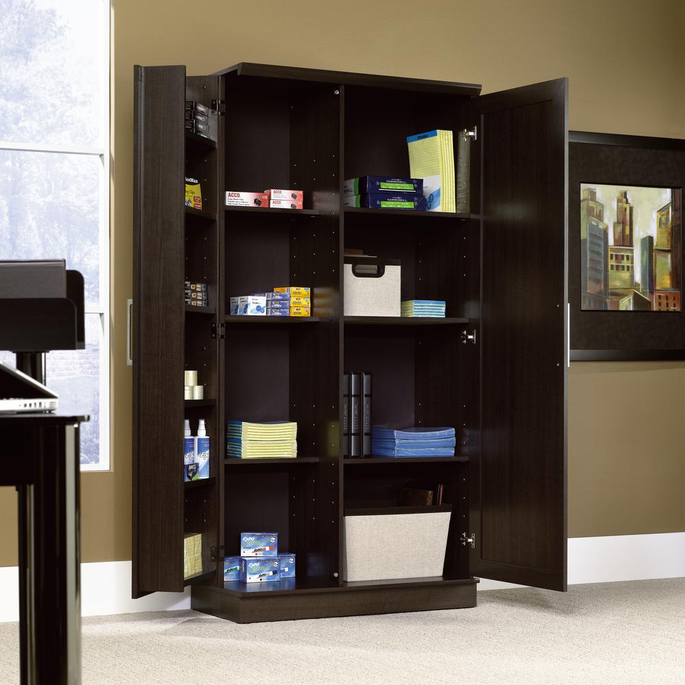 HomePlus Storage Cabinet, Dakota Oak finish. Picture 4