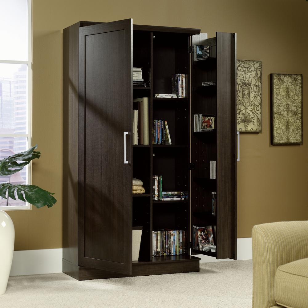 HomePlus Storage Cabinet, Dakota Oak finish. Picture 10