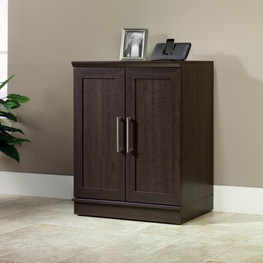HomePlus Storage Cabinet, Dakota Oak finish. Picture 3