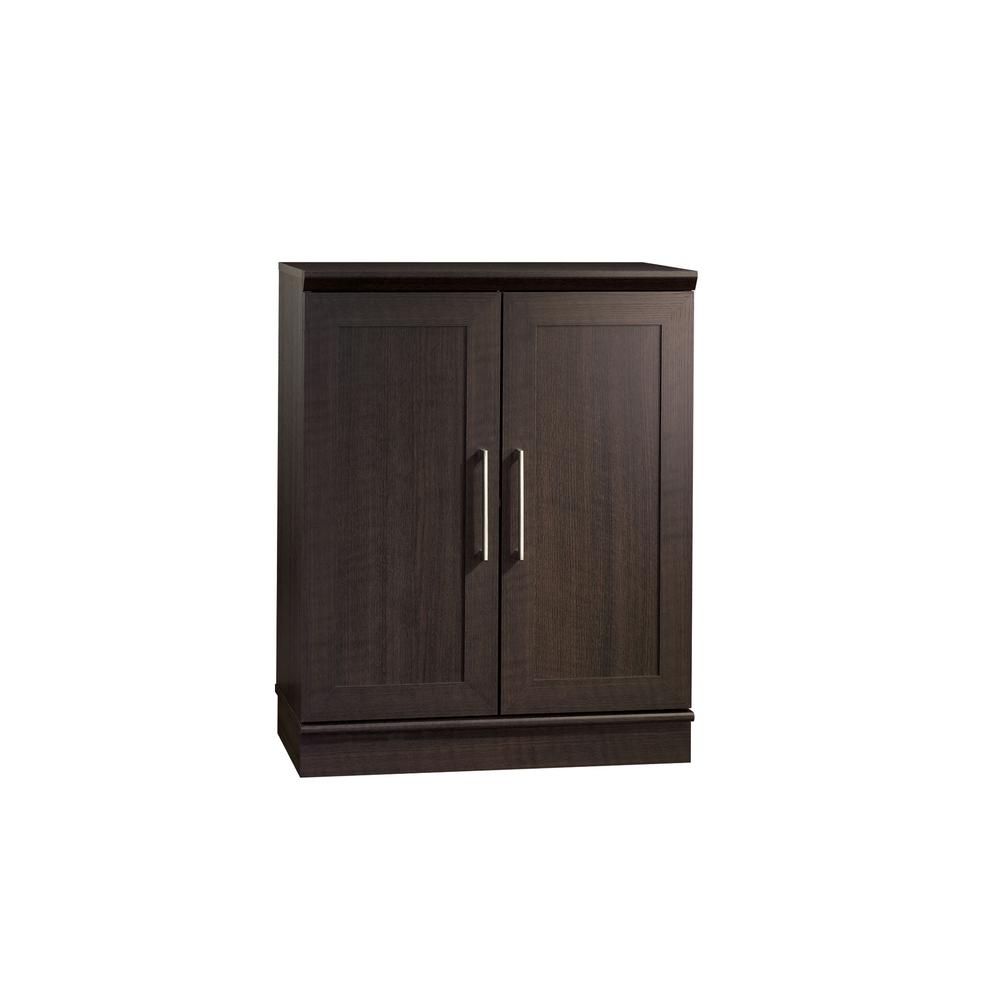 HomePlus Storage Cabinet, Dakota Oak finish. Picture 1