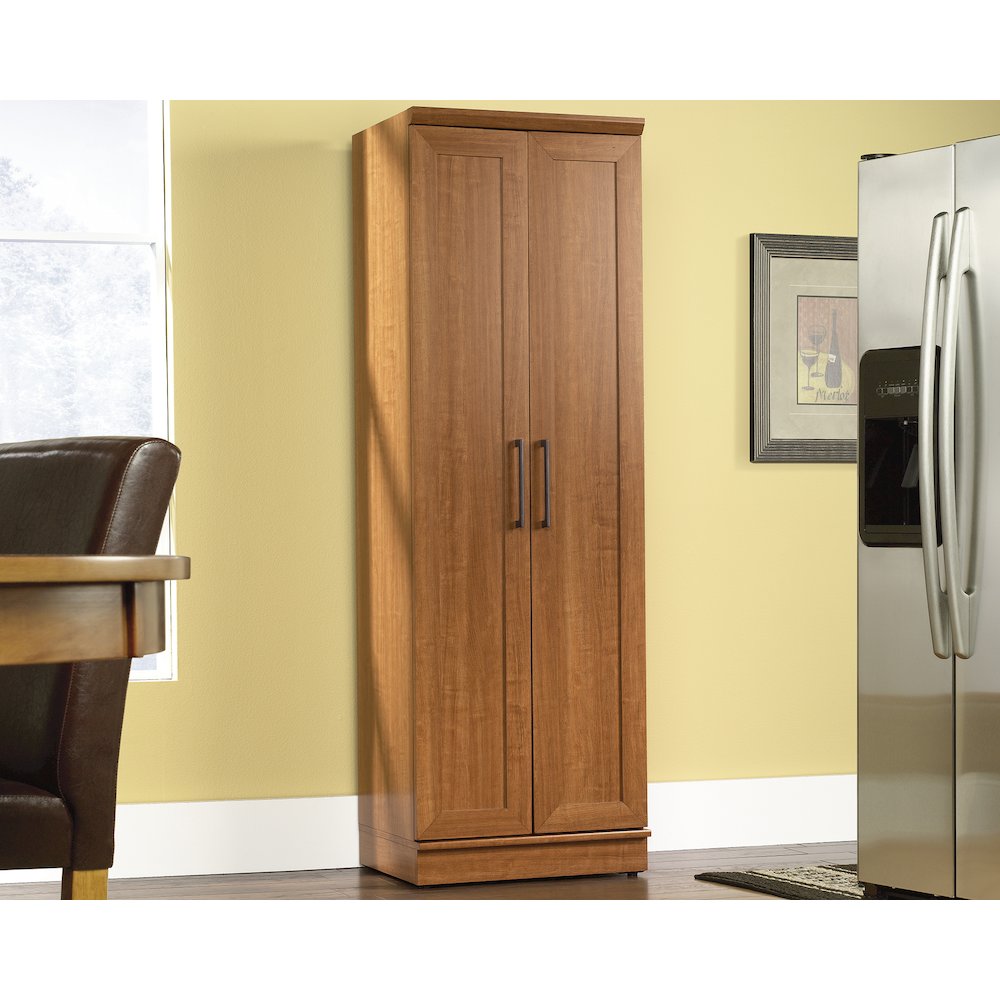 HomePlus Storage Cabinet, Sienna Oak finish. Picture 2