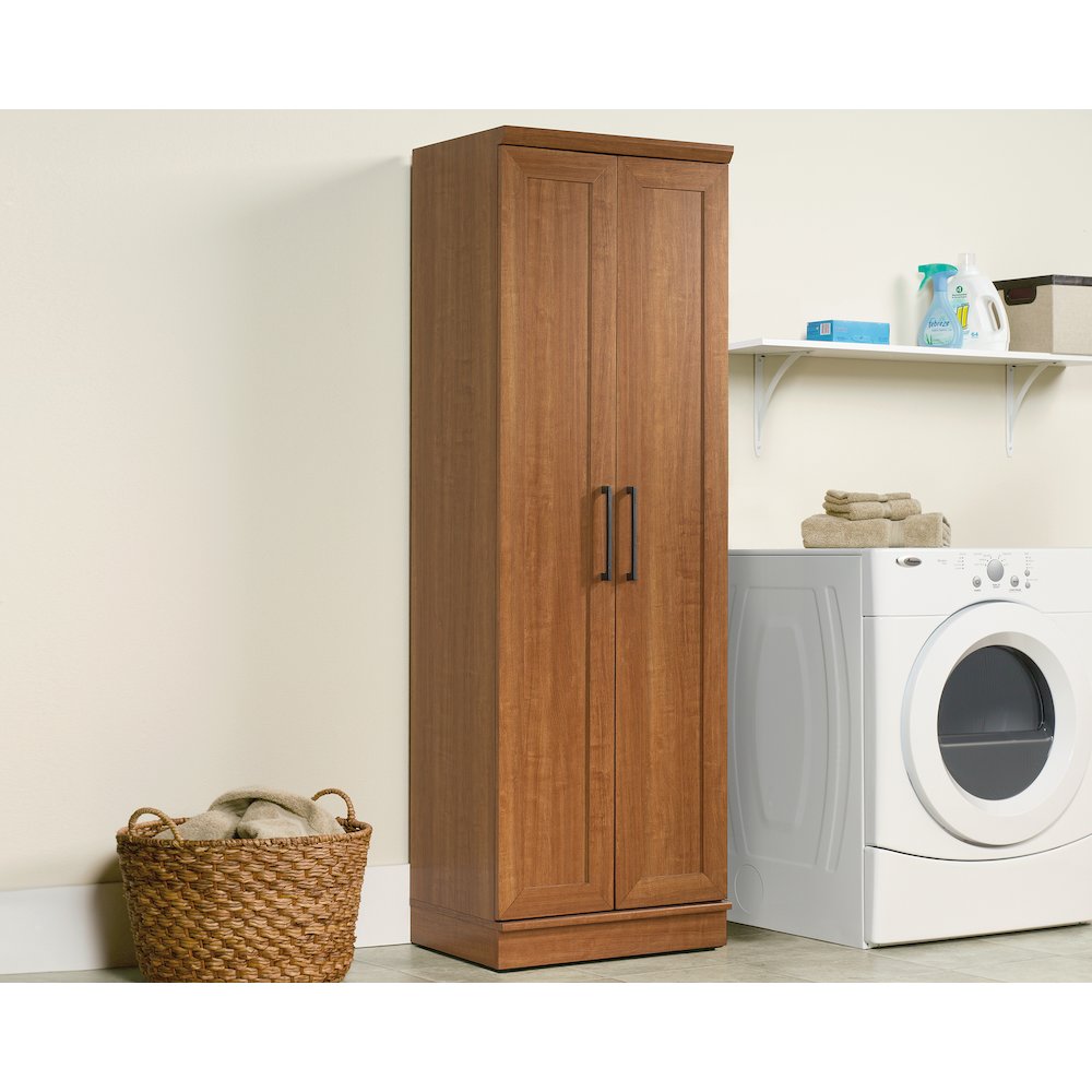HomePlus Storage Cabinet, Sienna Oak finish. Picture 4