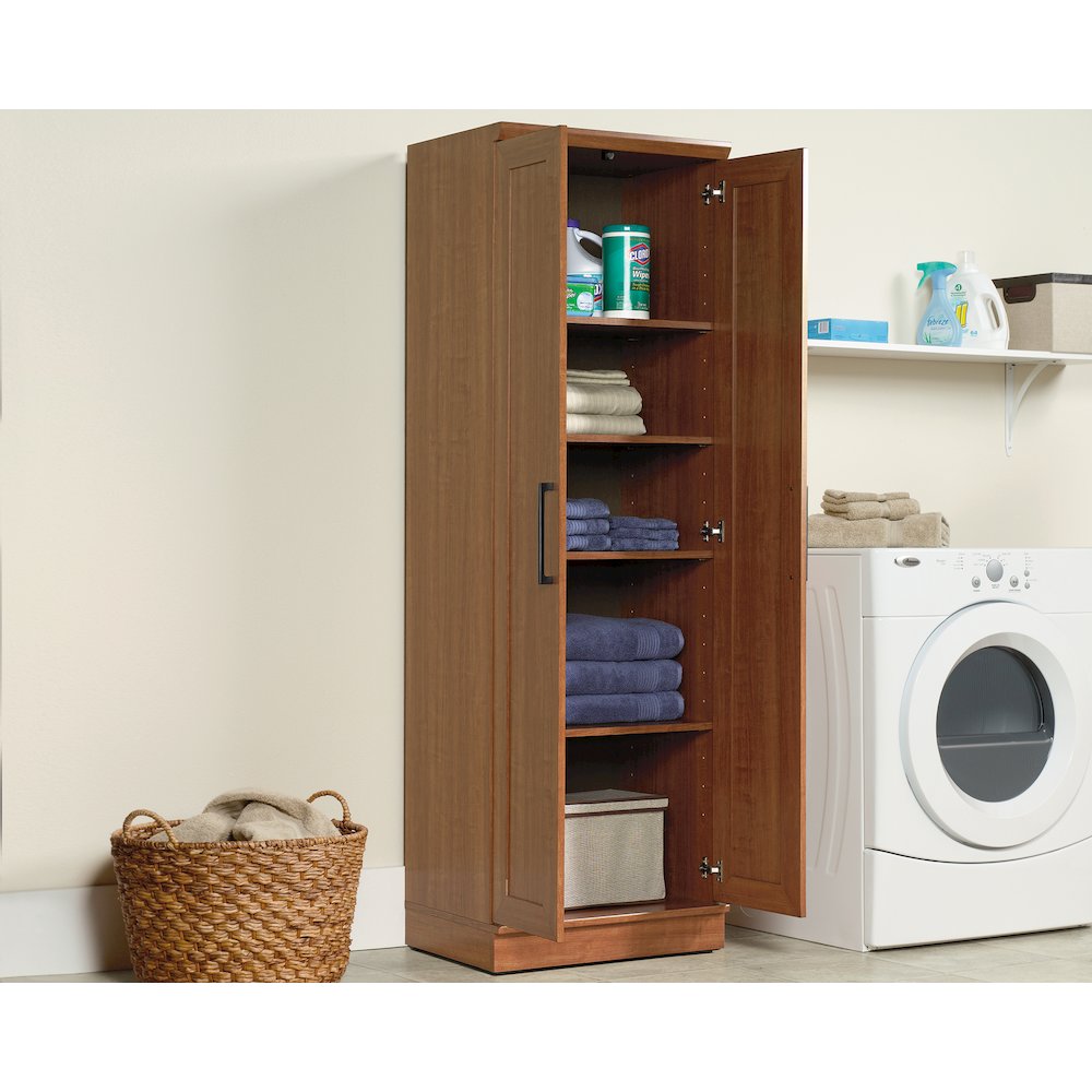 HomePlus Storage Cabinet, Sienna Oak finish. Picture 5