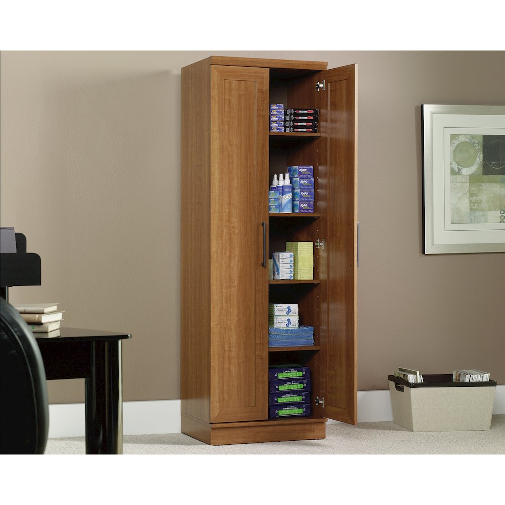 HomePlus Storage Cabinet, Sienna Oak finish. Picture 7
