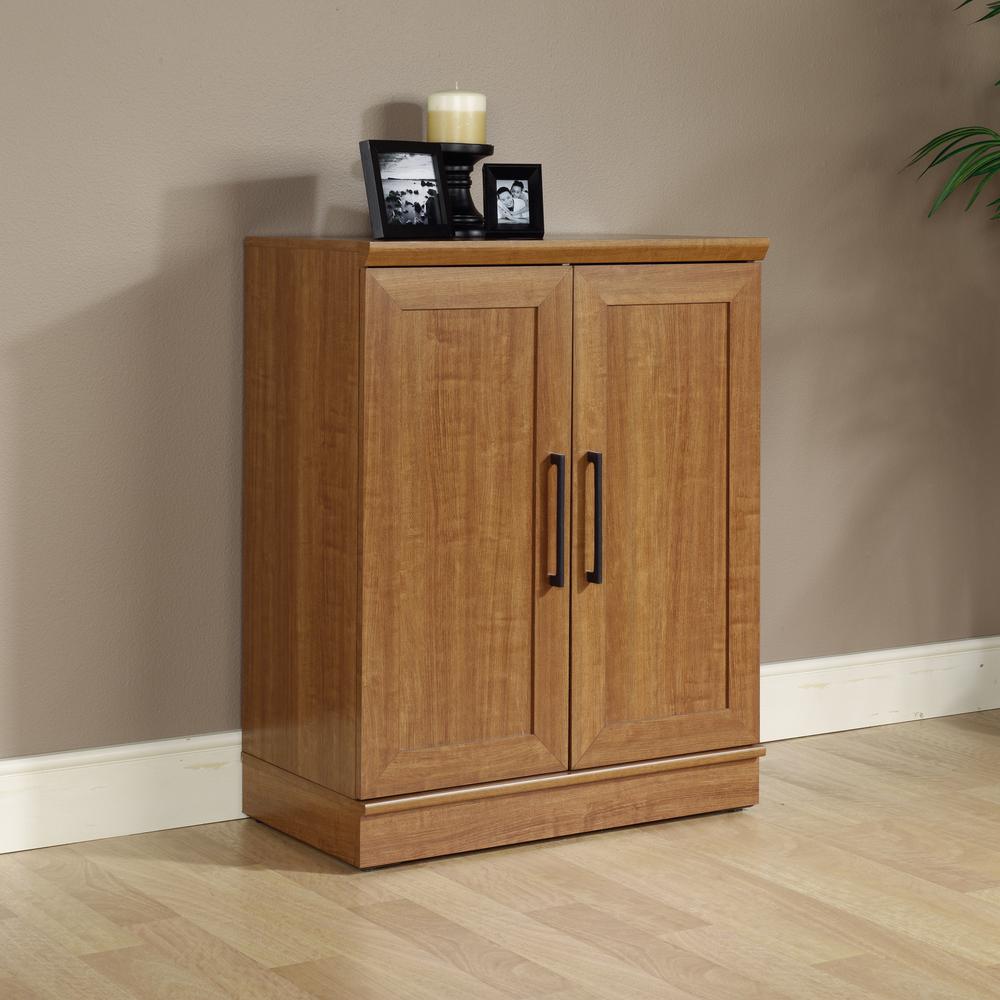 HomePlus Storage Cabinet, Sienna Oak finish. Picture 3