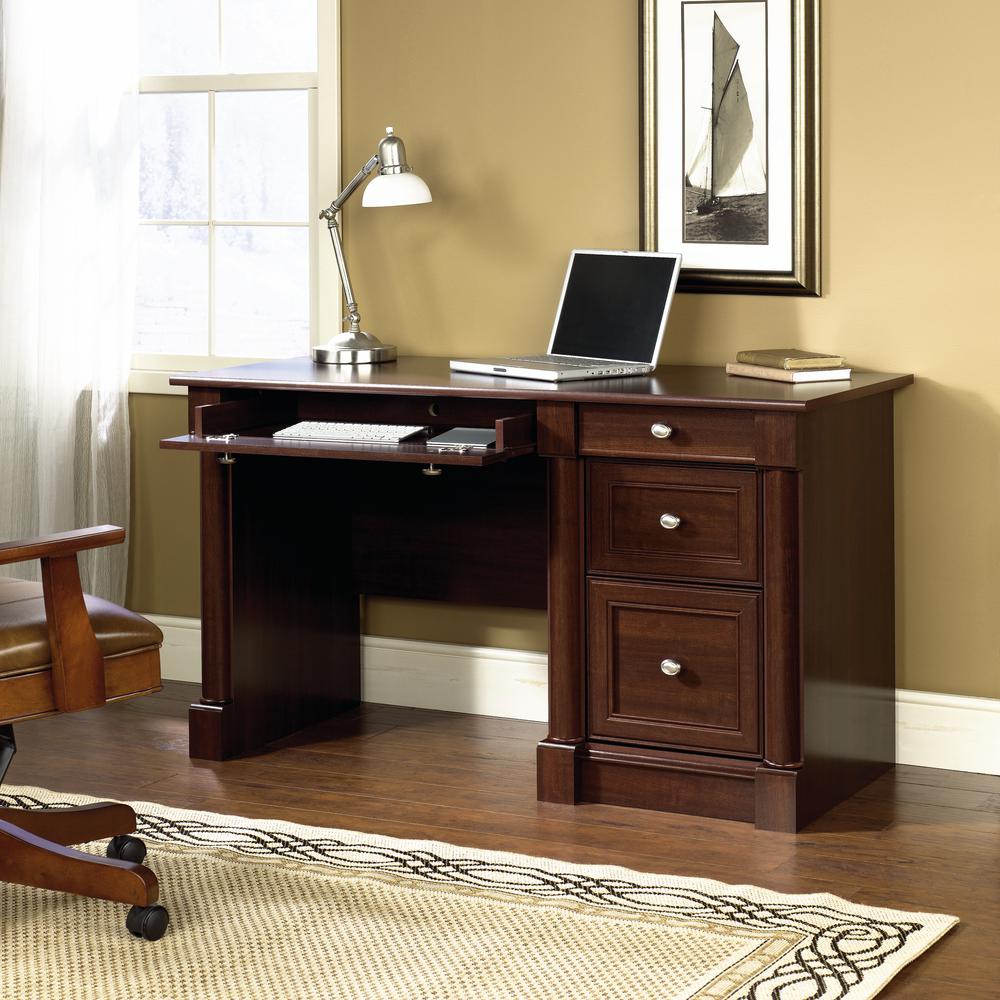 Palladia Computer Desk, Select Cherry finish. Picture 4