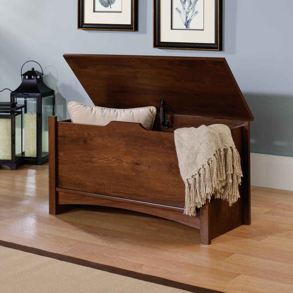 Shoal Creek Storage Chest, Oiled Oak finish. Picture 3