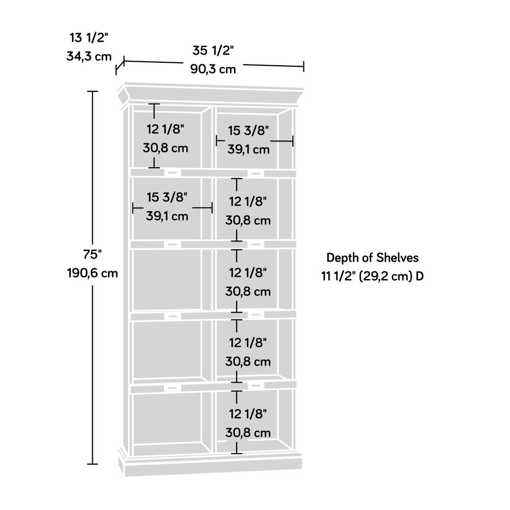 Barrister Lane Tall Bookcase Sao. Picture 5