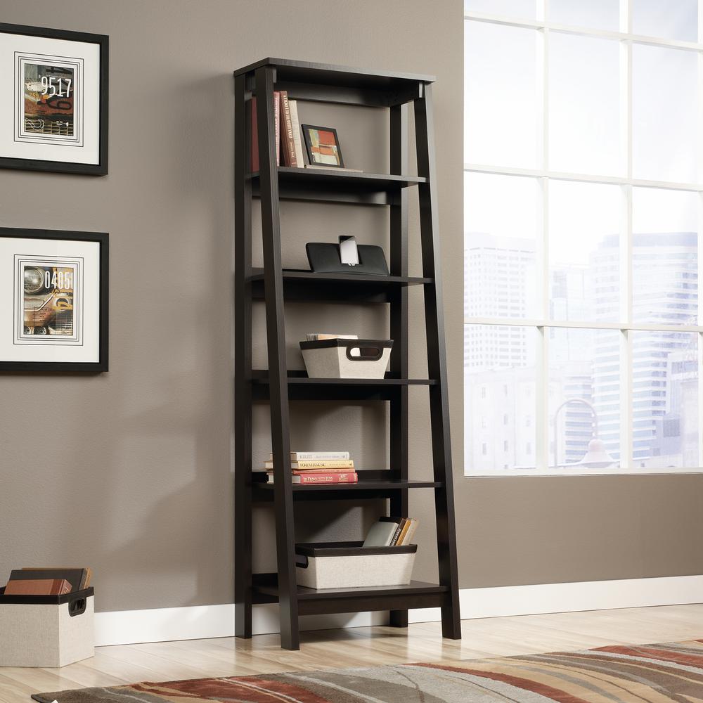 Trestle Open Shelving, Jamocha Wood finish. Picture 3