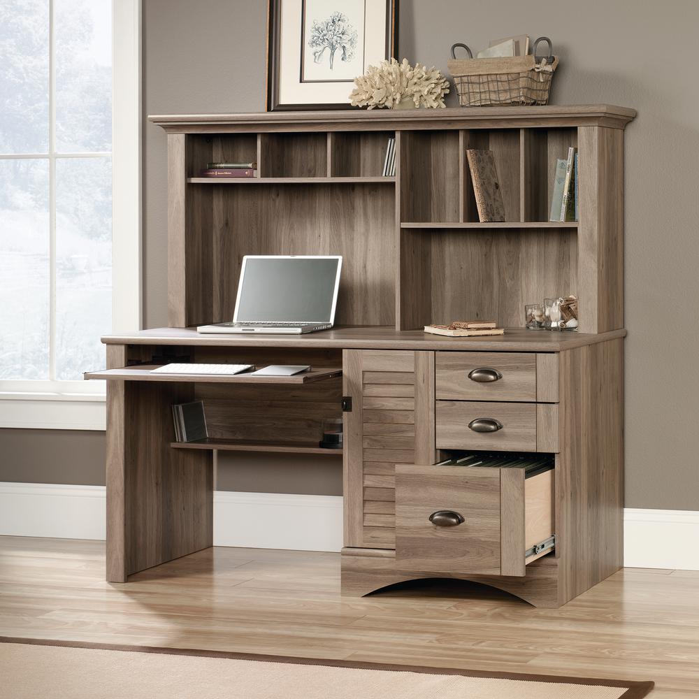 Harbor View Computer Desk W/Hutch Sao A2. Picture 9