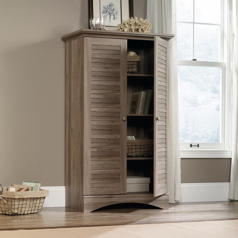 Harbor View Storage Cabinet, Salt Oak. Picture 8