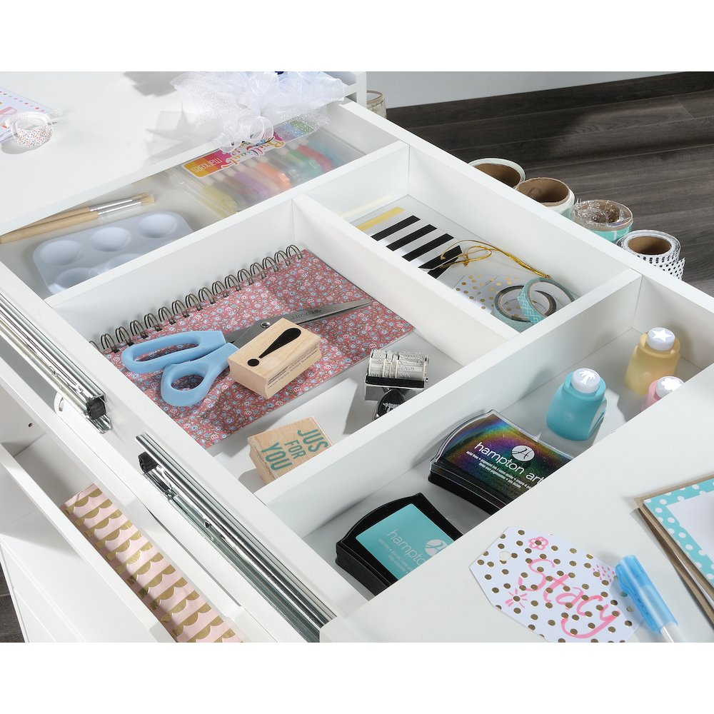 Craft Pro Series Craft & Hobby Storage, White finish. Picture 8