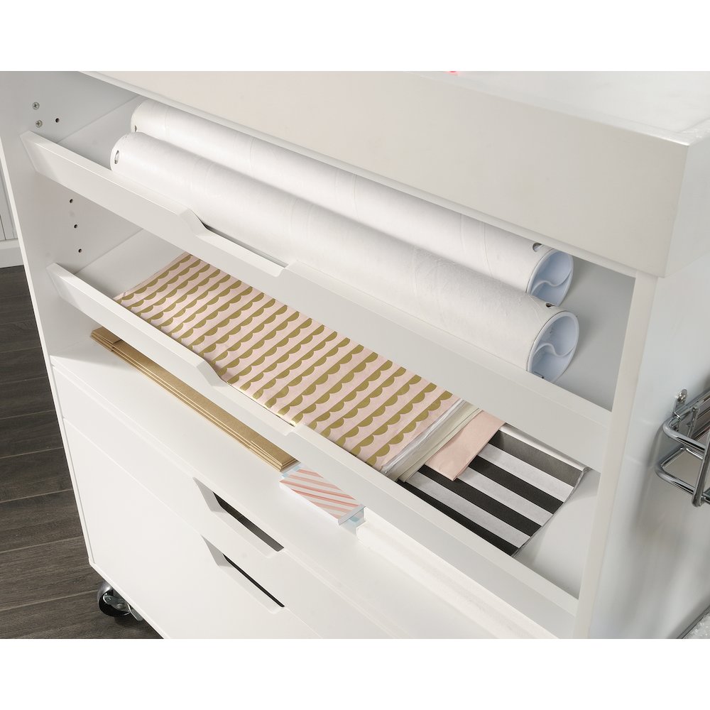 Craft Pro Series Craft & Hobby Storage, White finish. Picture 11