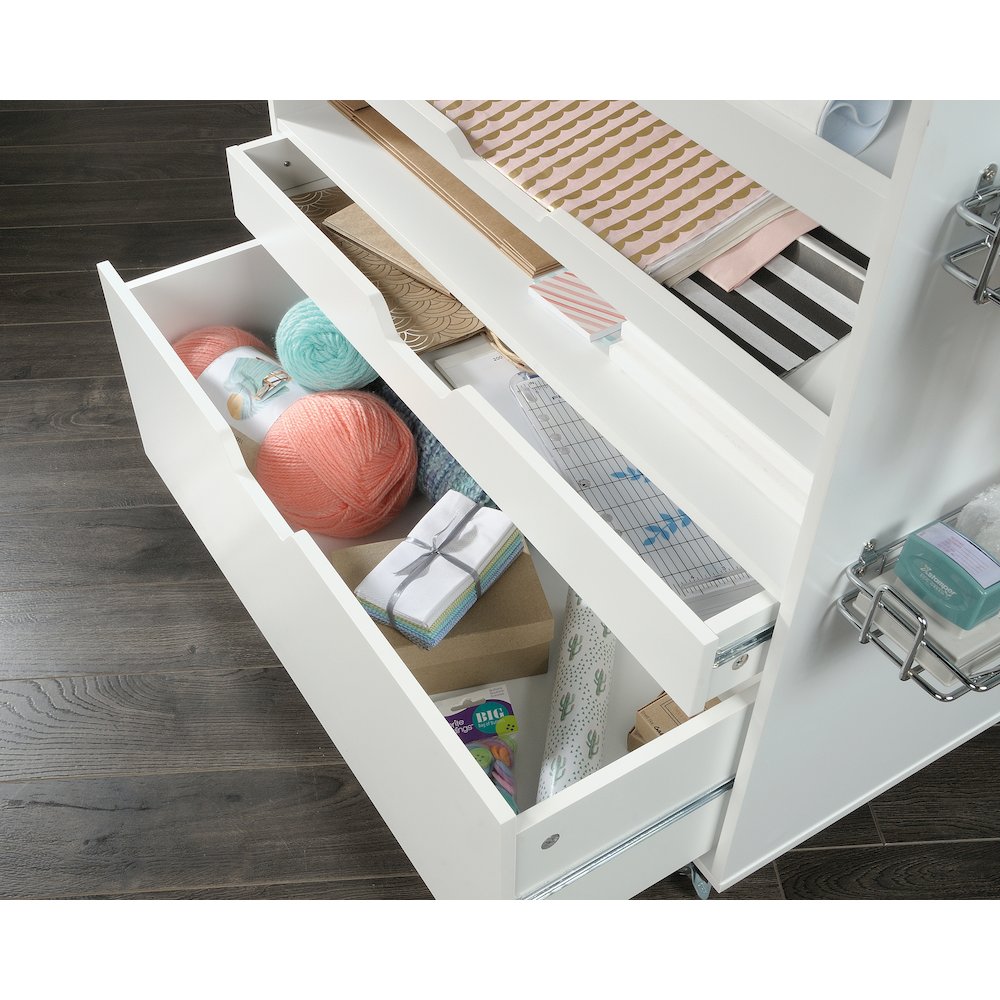 Craft Pro Series Craft & Hobby Storage, White finish. Picture 12