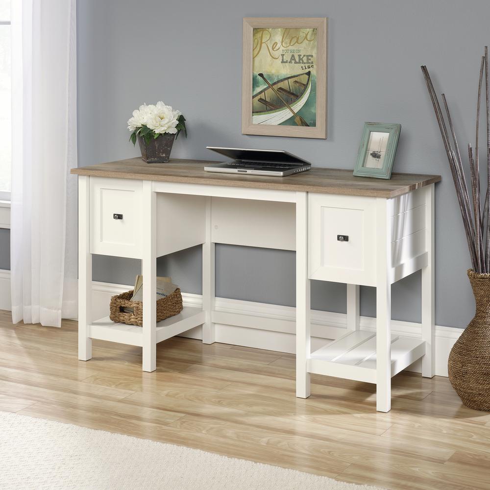 Cottage Road Desk, Soft White. Picture 3