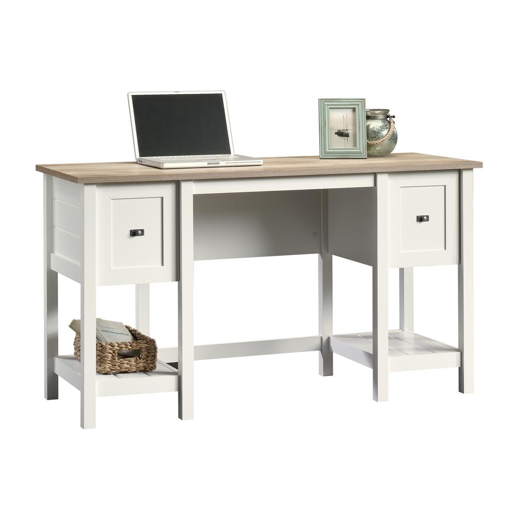 Cottage Road Desk, Soft White. Picture 1