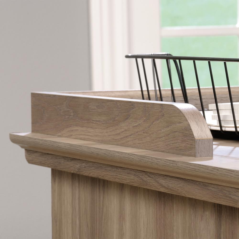 Barrister Lane L Desk, Salt Oak finish. Picture 9