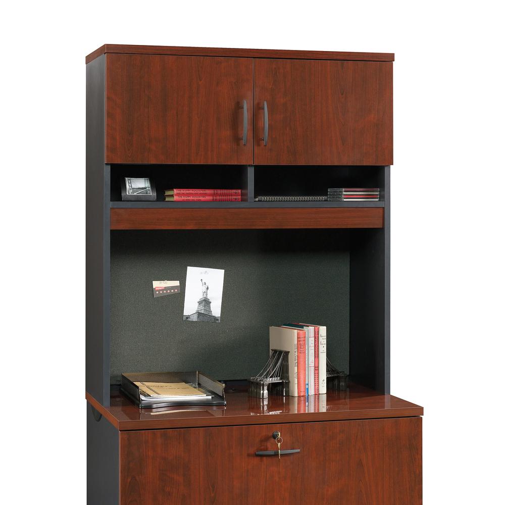 Via Lateral File Hutch  Classic Cherry. Picture 2