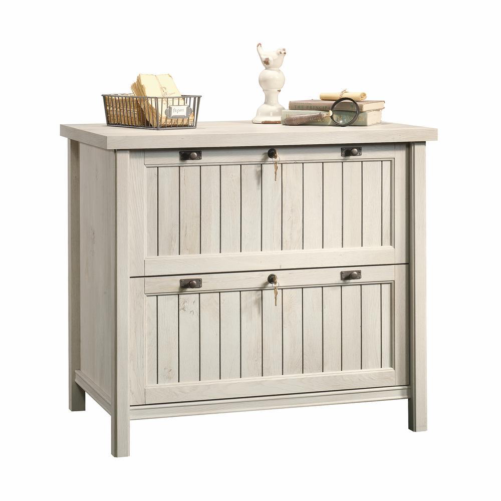 Costa Commercial Office File Cabinet, Chalked Chestnut finish. Picture 1