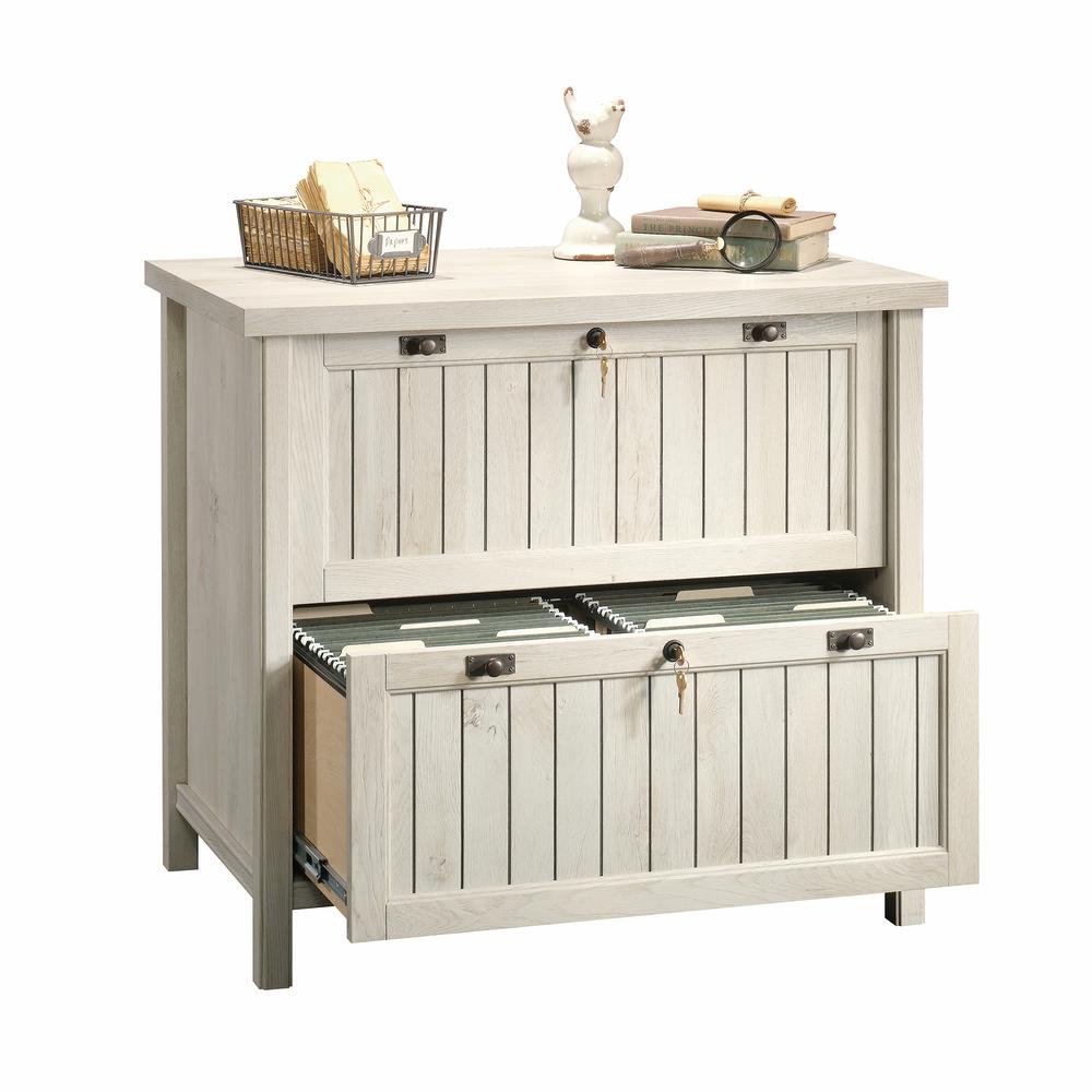 Costa Commercial Office File Cabinet, Chalked Chestnut finish. Picture 5
