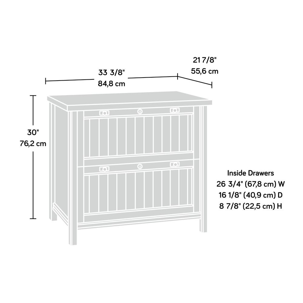 Costa Commercial Office File Cabinet, Chalked Chestnut finish. Picture 16