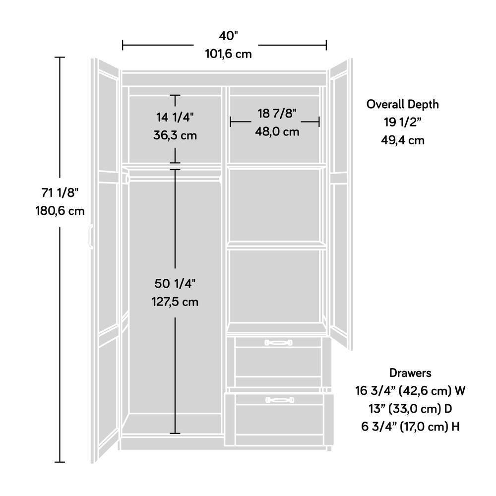 Miscellaneous Storage Storage Armoire, Cinnamon Cherry finish. Picture 3