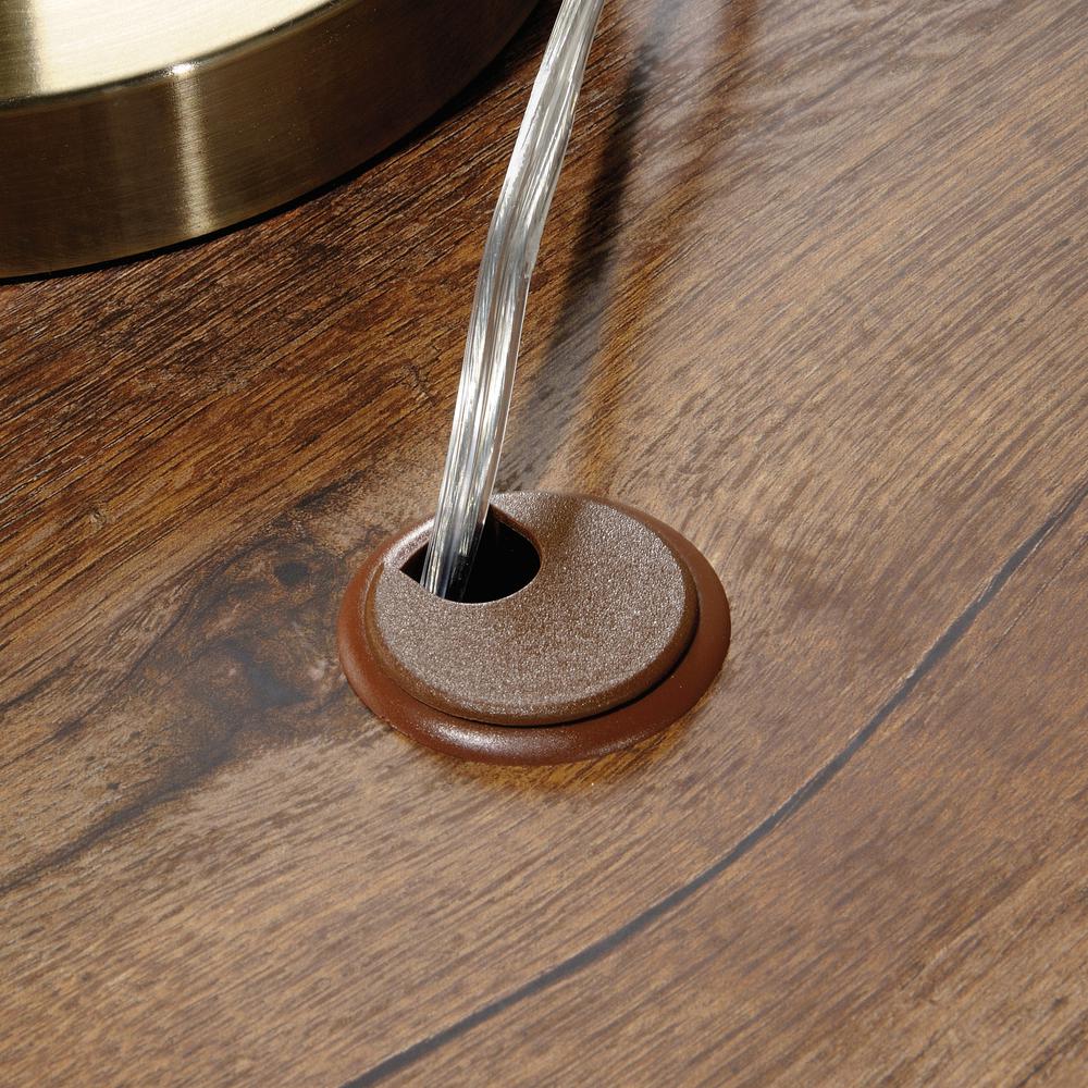 Palladia Executive Desk, Vintage Oak finish. Picture 14