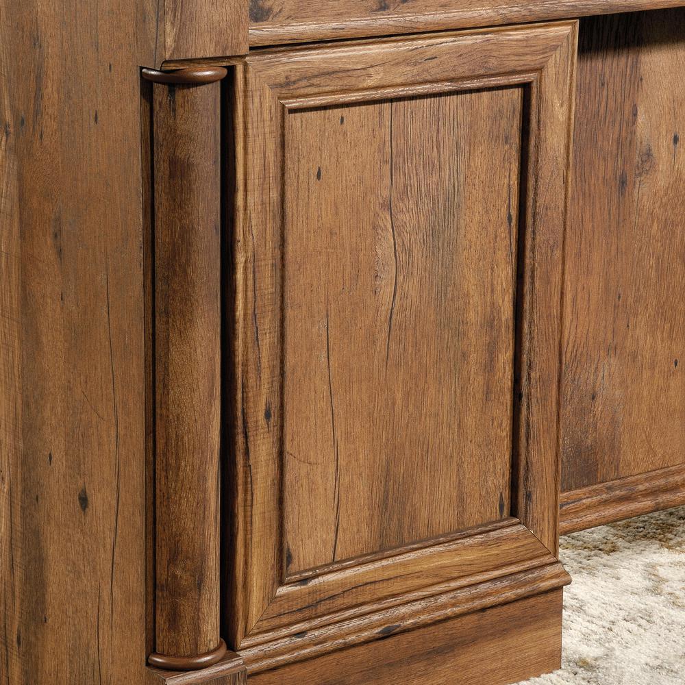 Palladia Executive Desk, Vintage Oak finish. Picture 16