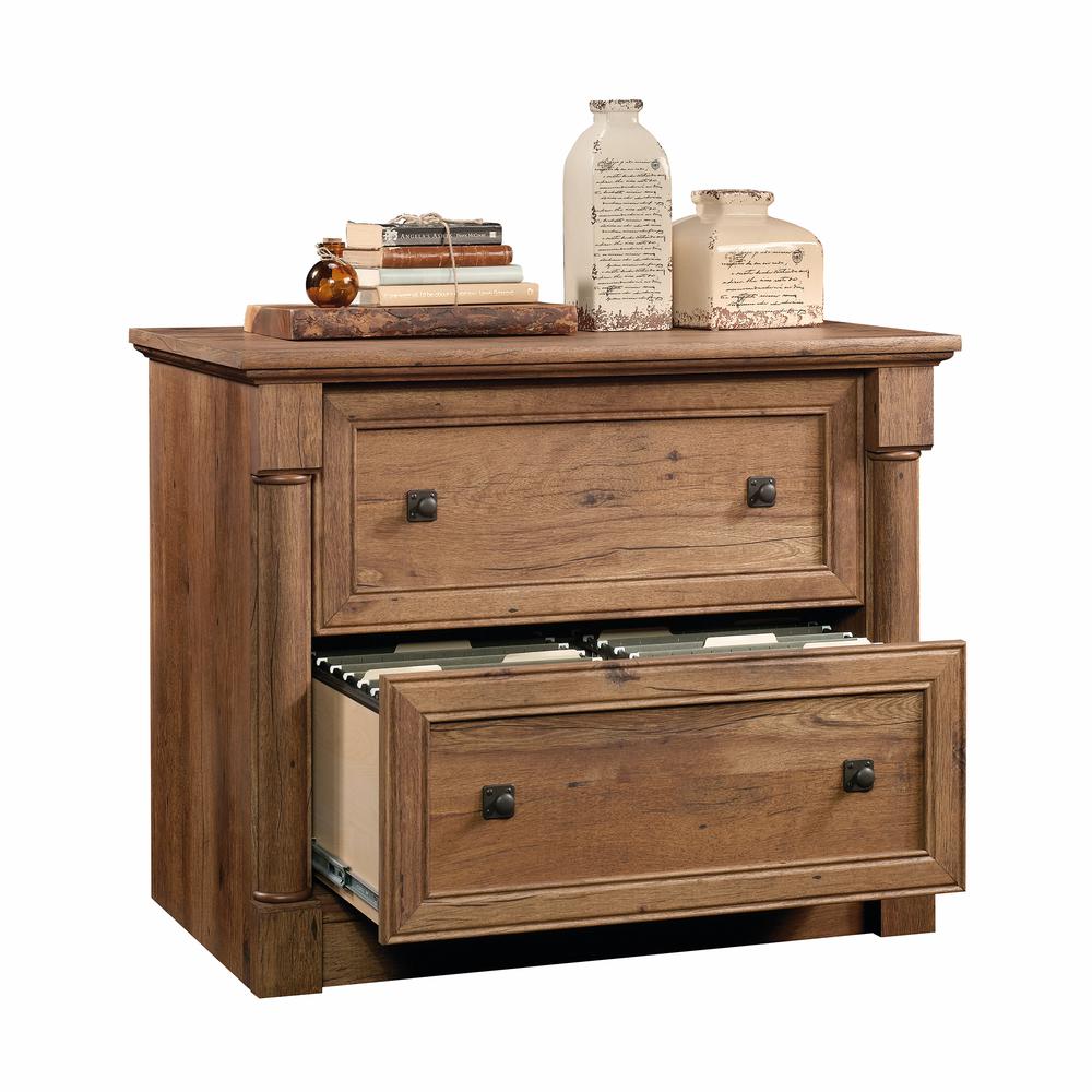 Palladia File Cabinet, Vintage Oak finish. Picture 2