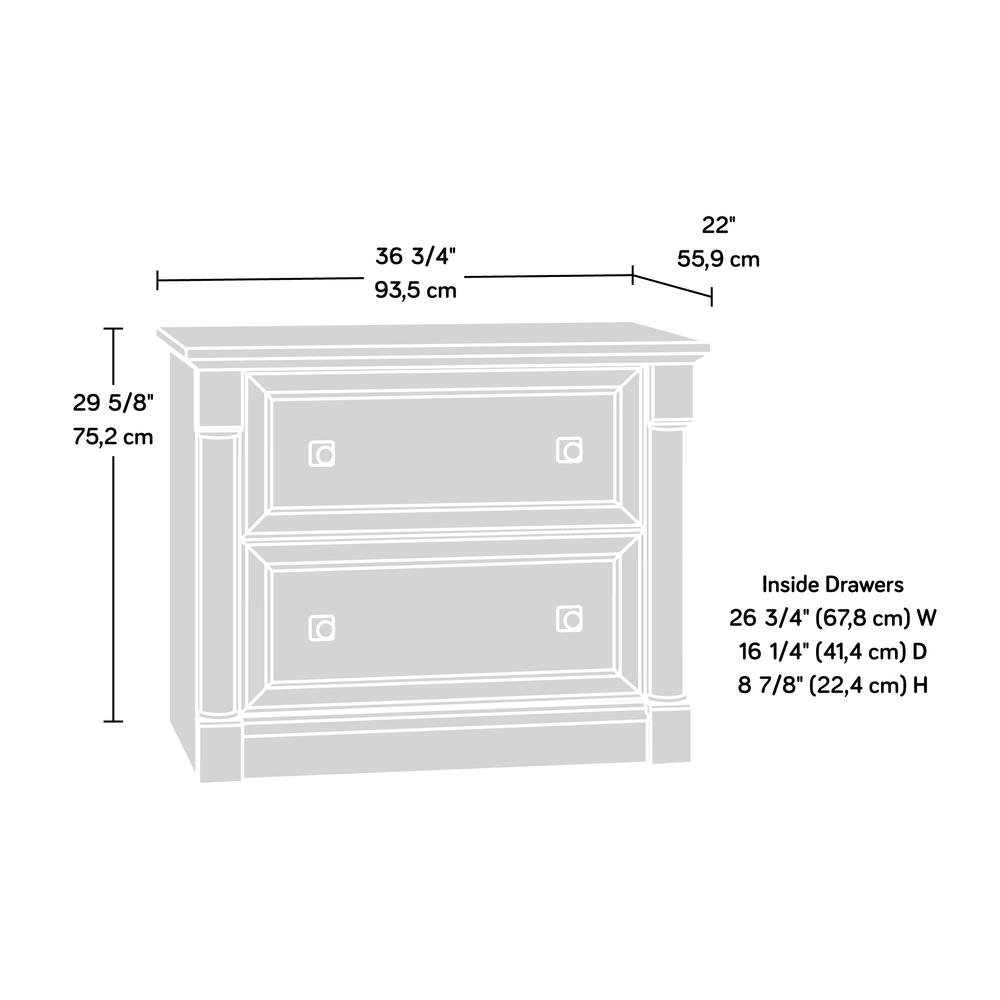Palladia File Cabinet, Vintage Oak finish. Picture 12