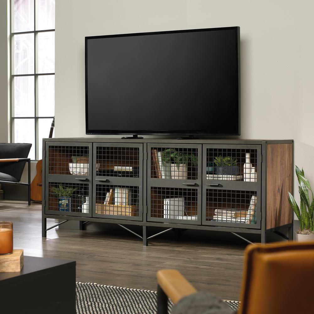 Boulevard Cafe Credenza, For TVs up to 60", Black finish. Picture 4